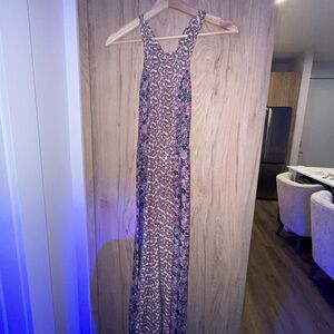 🔚 Japna Multicolor Floral Maxi Dress